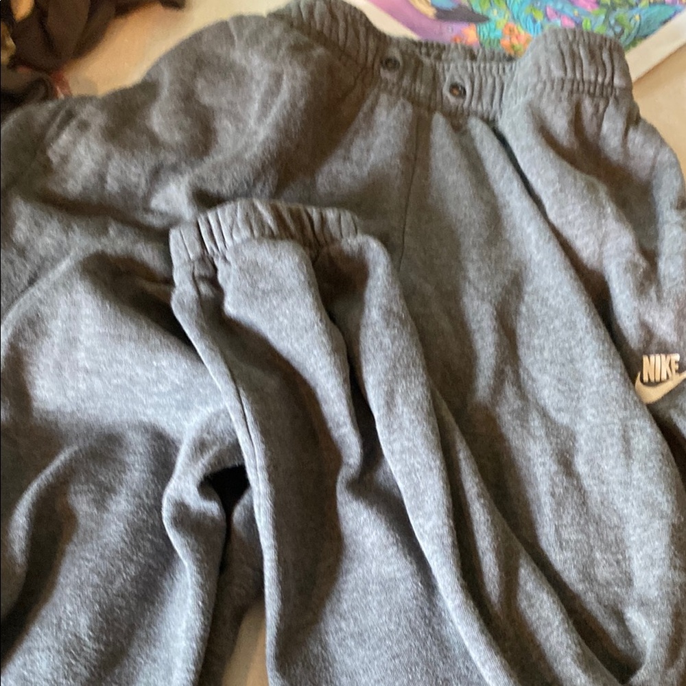 Nike Gray Relaxed Fit Sweatpants